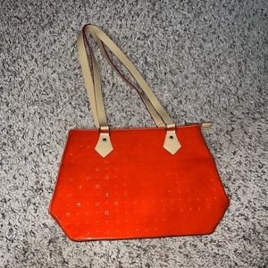 Arcadia orange bag long handles